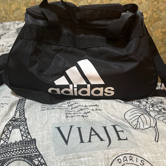 19” Adidas Black Duffel Bag
